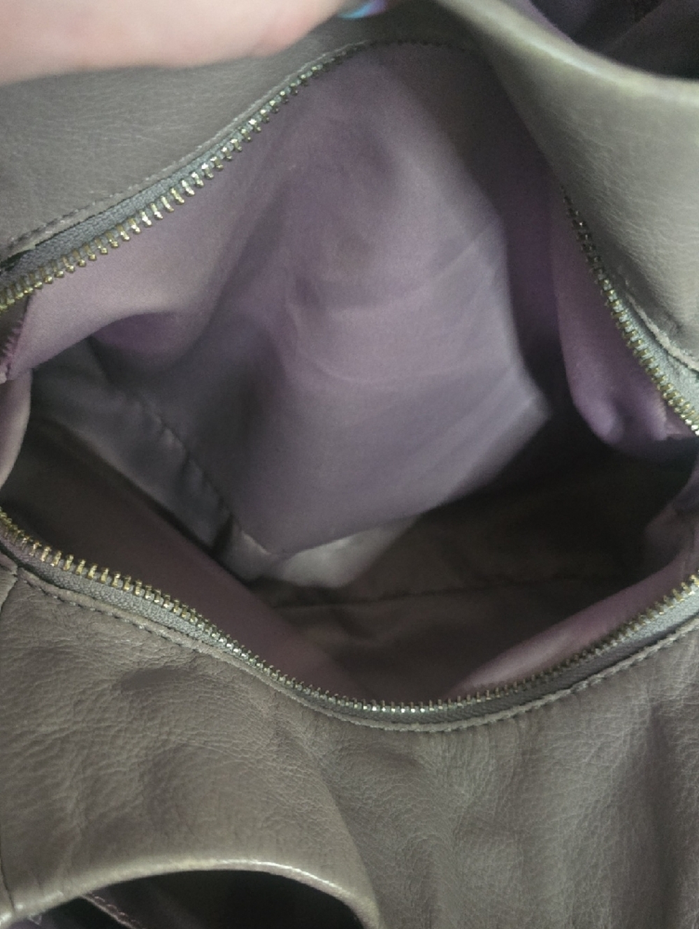 Coach Light Purple Leather Hobo Shoulder Bag W/ Silver Hardware (2 TAGS)(GOOD)💜 - Picture 15 of 16